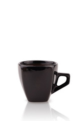 Coffee-cup with white copy space