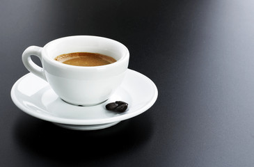 italian expresso with beans