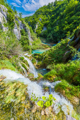 Fototapeta na wymiar Valley, Plitvicer Lakes NP, Croatia