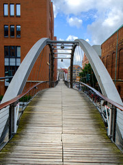 bridge in Hafen City Hamburg