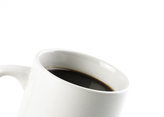 American Black Coffee With Clipping Path