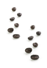 Fototapeta na wymiar Coffee Beans With Selective Focus