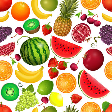 seamless texture of fruit