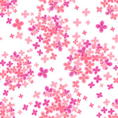 seamless texture with flowers of lilac