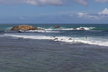 Fototapeta na wymiar ocean at Galle