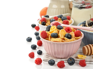 Muesli with berries