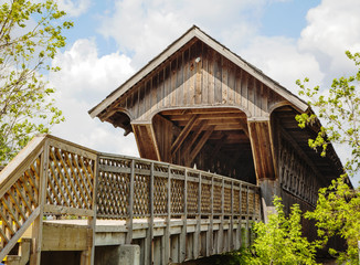 Guelph covered footbridge, Ontario, Canada © Anjelika Gretskaia