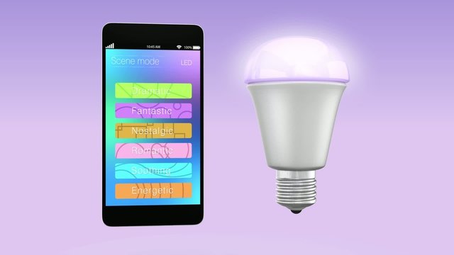 Smartphone app for LED lighting control