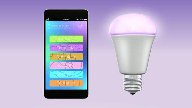 Smartphone app for LED lighting control