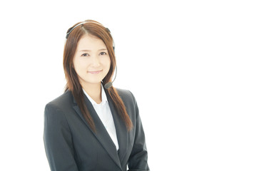 笑顔のオペレーター