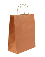 Shopping bag isolated on the white background