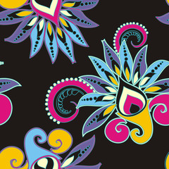 Obraz premium seamless floral pattern
