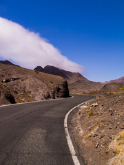 Gebirgsstraße auf Gran Canaria