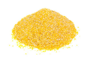 heap of corn grits