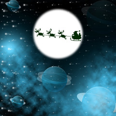 Naklejka premium Xmas Santa Represents Holiday Christmas And Seasonal