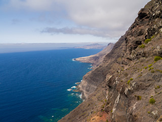 Fototapeta na wymiar Blick über die Westküste Gran Canarias
