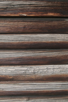 block-house wall texture, log cabin wall