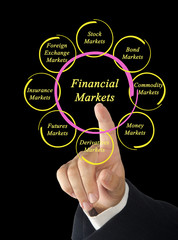 Diagram of financial markets