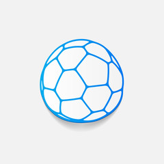 Fototapeta premium realistic design element: ball