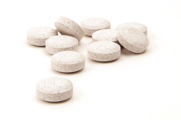 Fototapeta na wymiar Vitamin C Tablets
