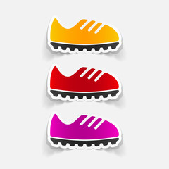 realistic design element: sneakers