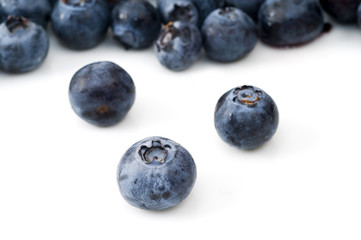 Selective Focus on Blueberry