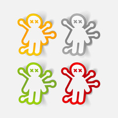 realistic design element: voodoo Doll