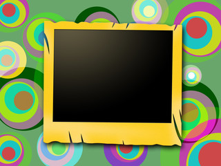 Photo Frames Means Color Copyspace And Layout