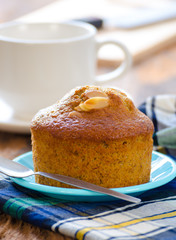 Banana cake in coffee time