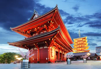 Fotobehang Tokyo --Sensoji-ji, tempel in Asakusa, Japan © TTstudio