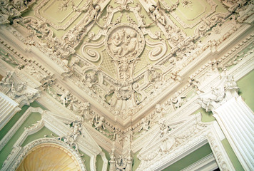 Stucco ceilings in the Moika Palace, St. Petersburg