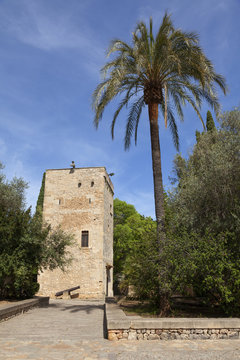 Torre de can Desbrull im Garten Joan March Servera