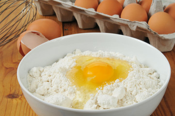 Eggs and baking mix