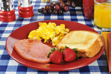 Ham and eggs
