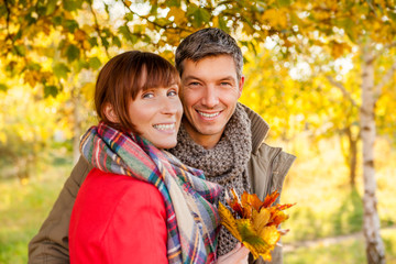 autumn couple