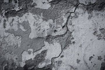Black and white stone grunge background wall texture