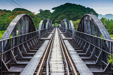 River Kawai Bridge, Kanchanaburi,Thailand