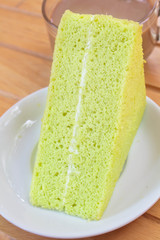 Pandan cake.