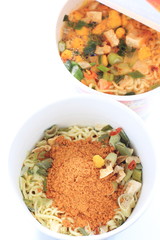 instant noodles for emergance food image