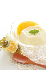Asian gourmet dessert, Mango pudding
