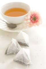 english tea and tea pack