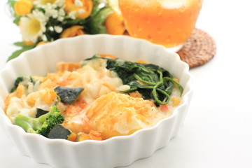 french food, vegetable gratin