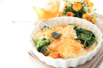 french food, vegetable gratin