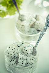 Dragon fruit for dessert