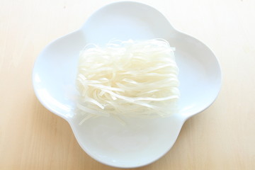 Vietnamese food, dried rice noodles