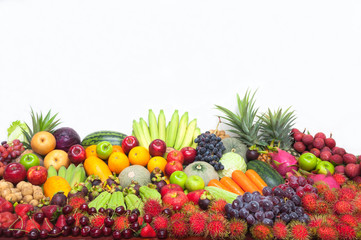 Fruit and Vegetable isolated