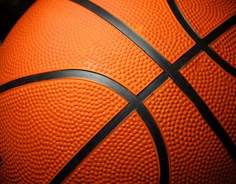 The basketball closeup
