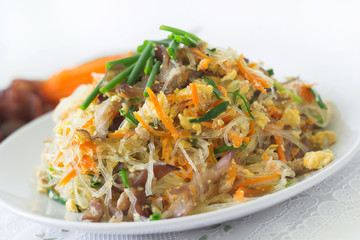 Fried vermicelli noodle  Pad Wun Sen  © Thanrada H.