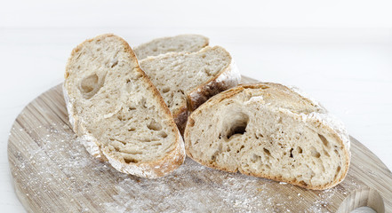 Bread. Fresh rye bread, homemade