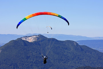 paraglider in the Alps